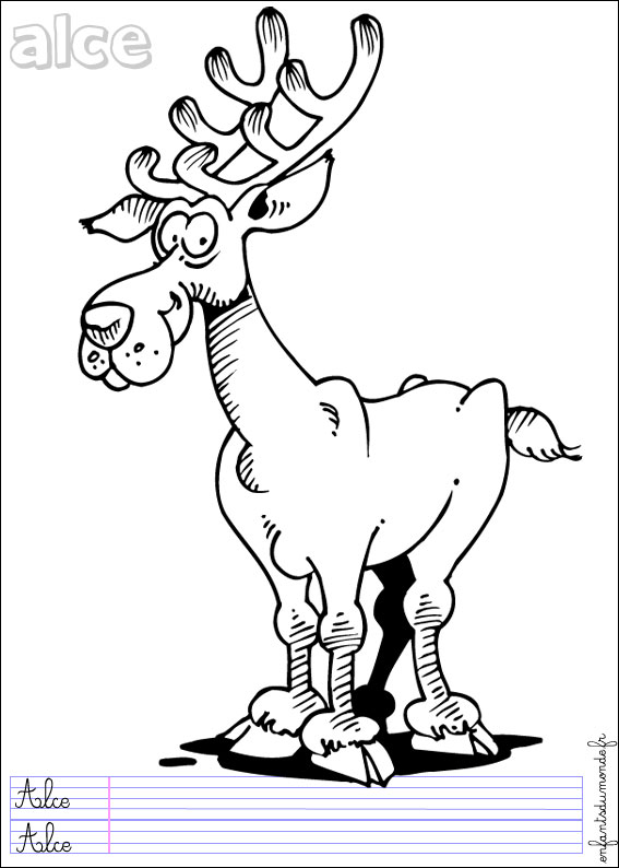 coloriage elan 1